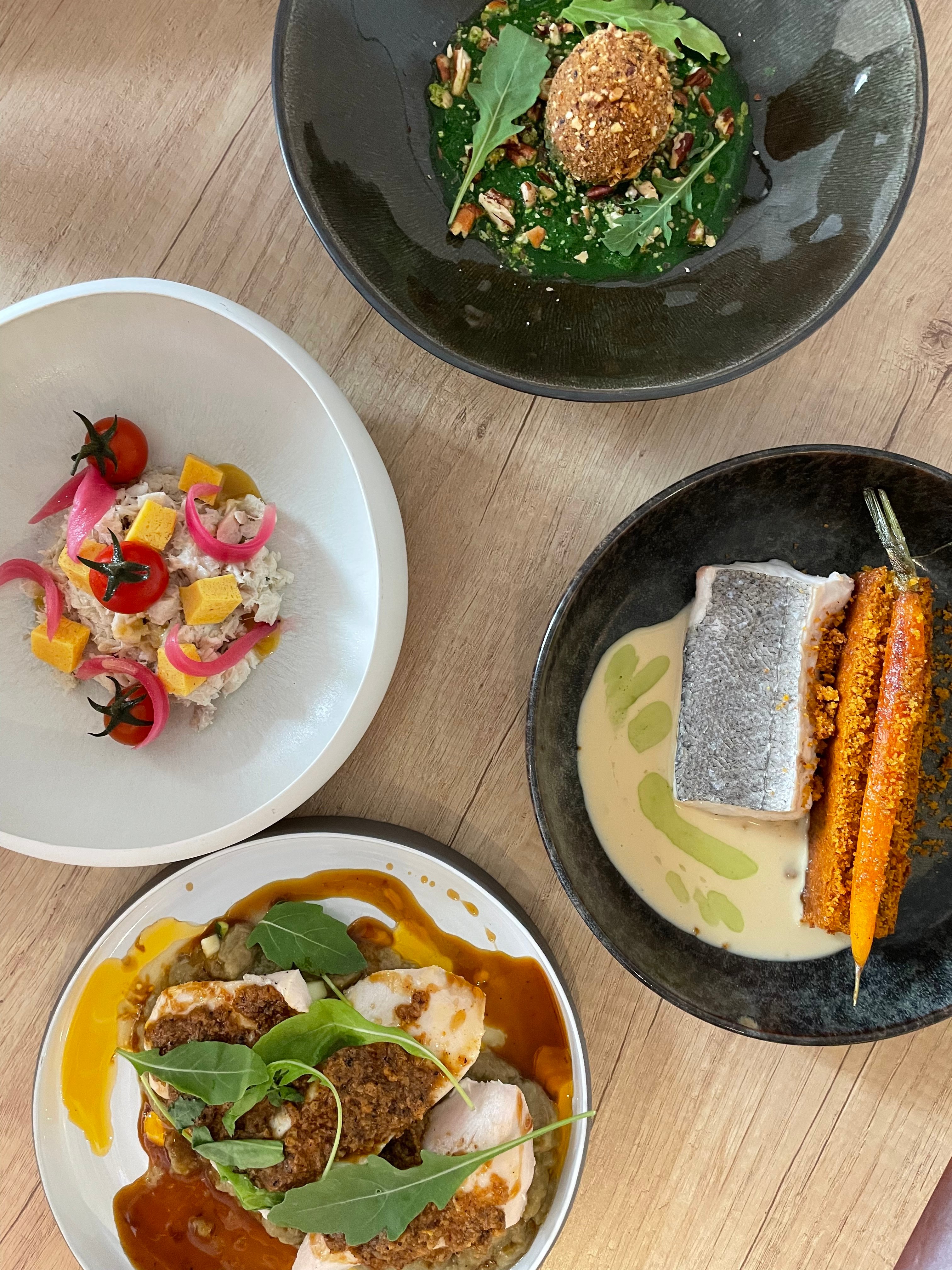 Menu en quatre temps